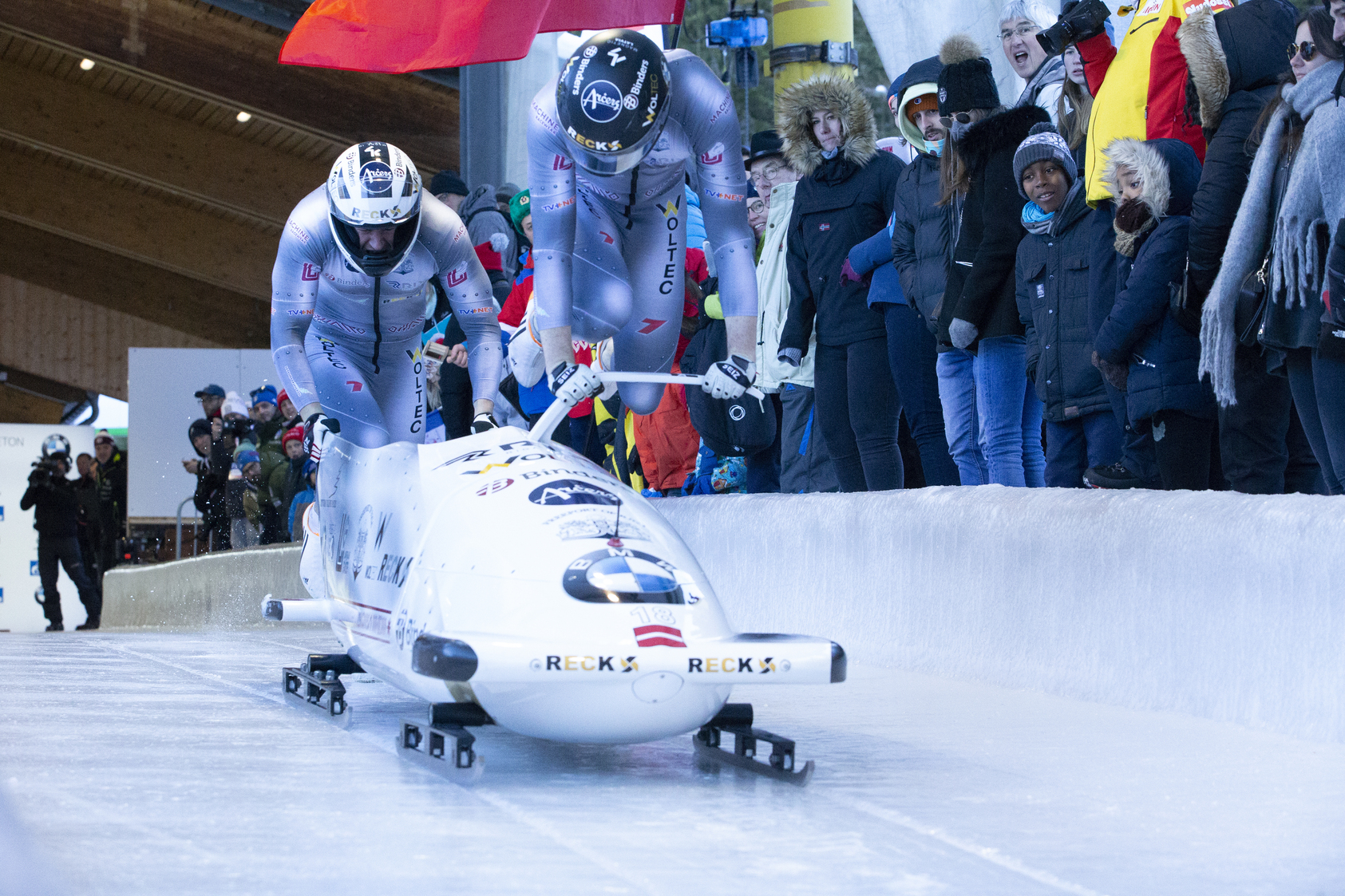 Bobsleigh à La Plagne -Elina-Sirparanta