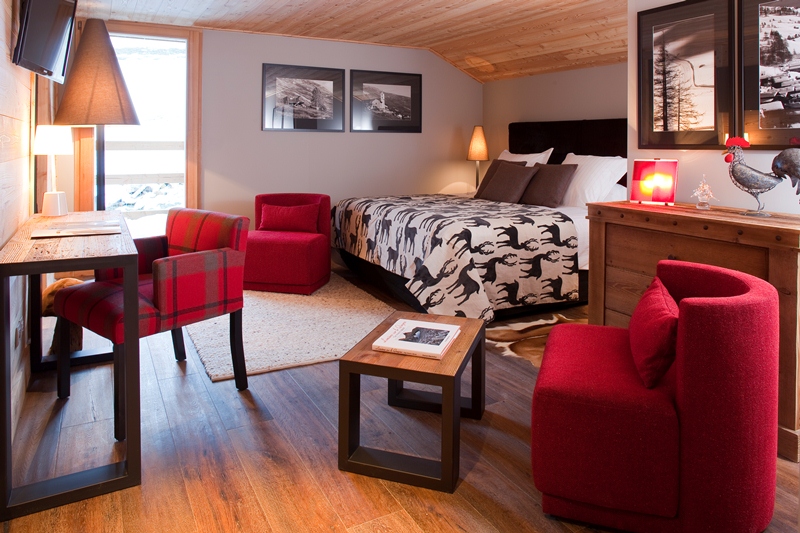 Chambre double hôtel Alta Peyra