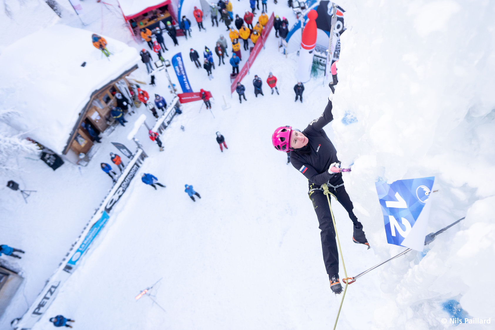 Championnats d'Europe d'escalade sur glace- Nils Paillard