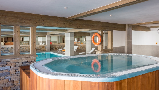 Jacuzzi à l'hôtel le Vancouver - La Plagne