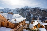 Vue sur l'hôtel Alta Peyra à Saint-Véran