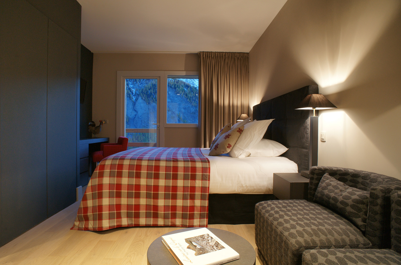 Chambre double hôtel**** Alta Peyra à Saint-Véran