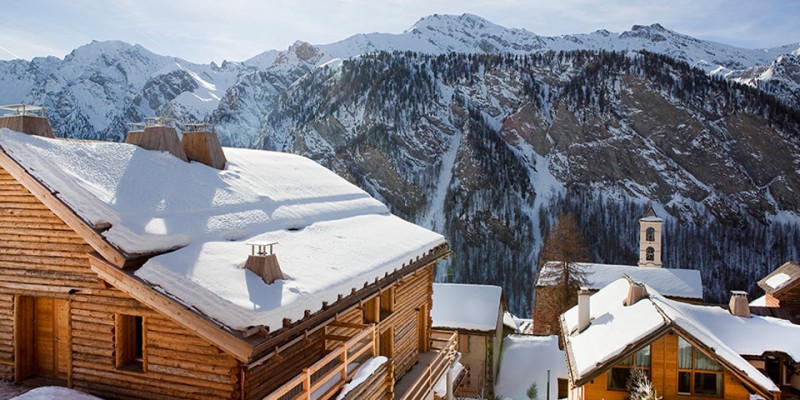 Hôtel Alta Peyra à Saint-Véran  Hautes Alpes en hiver