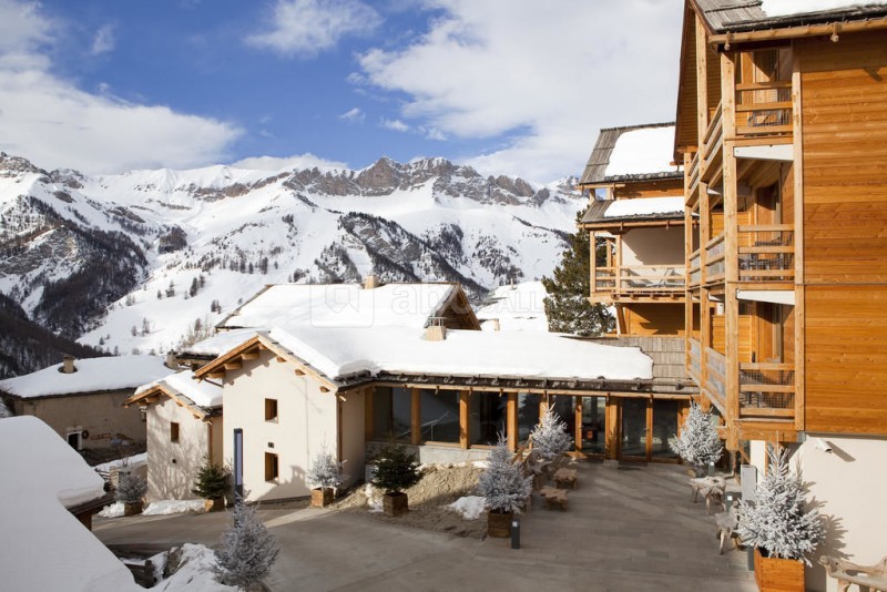 Hôtel Alta Peyra à Saint-Véran - Hautes Alpes en hiver