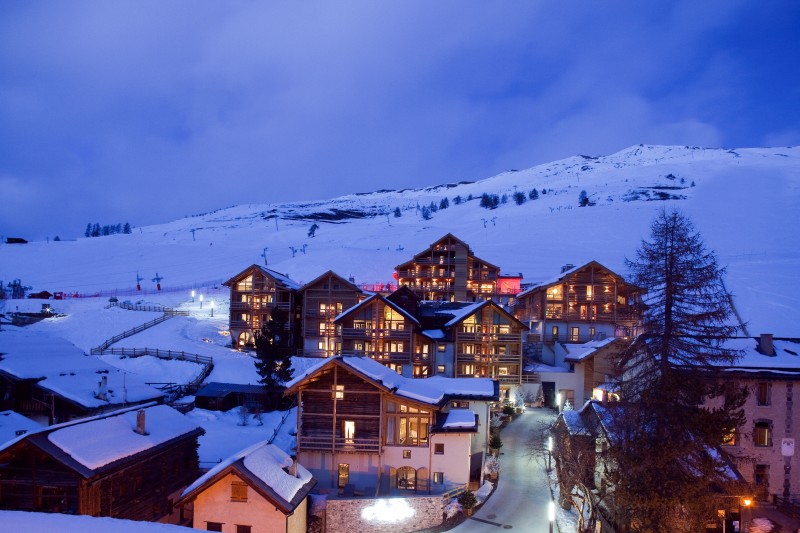 Hôtel Alta Peyra à Saint-Véran de nuit