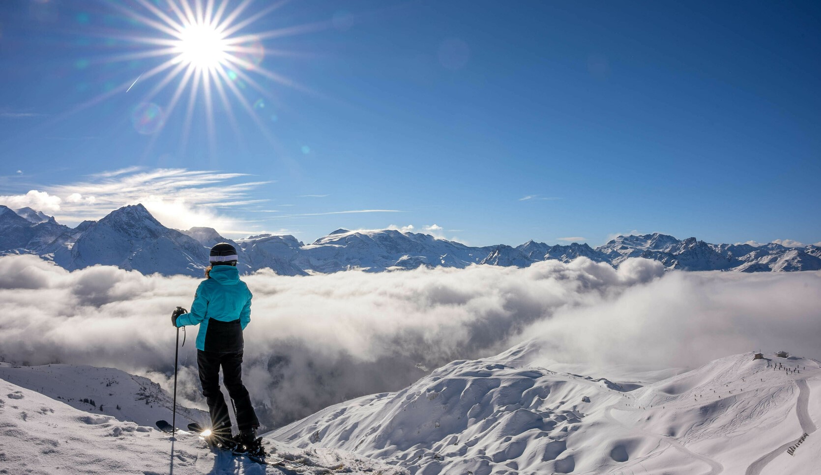 Paysage La Plagne en hiver - OTGP