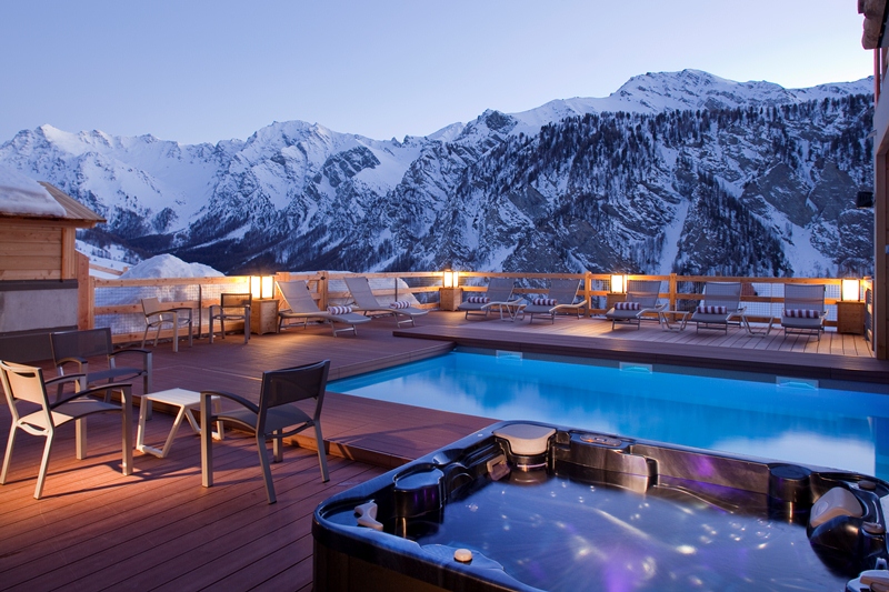 Piscine et jacuzzi à Saint-Véran dans les Hautes-Alpes