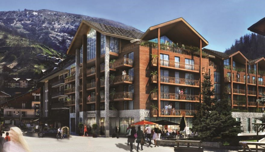 Prototype hôtel extérieur à Valloire