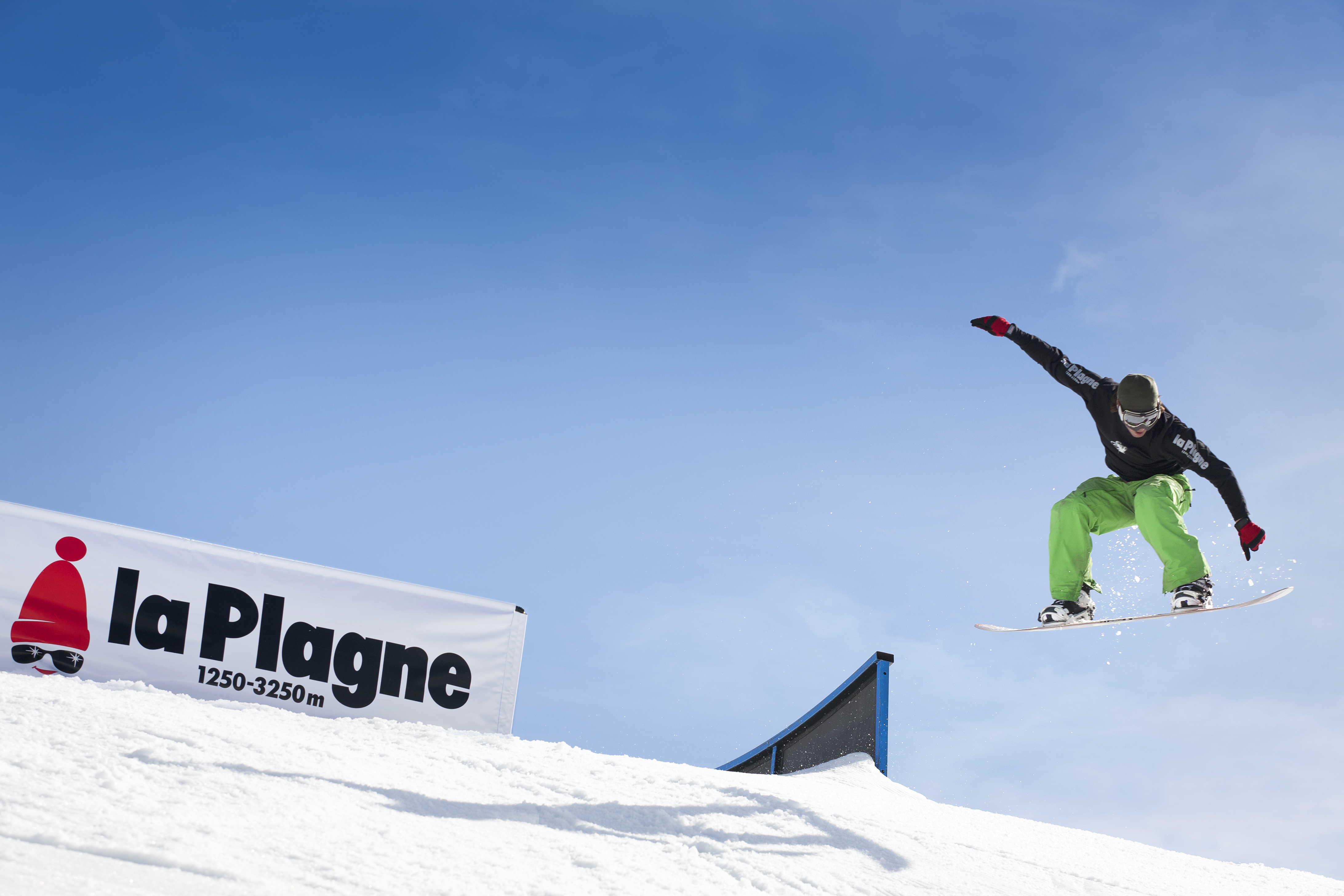 Skier à La Plagne sur le domaine Paradiski