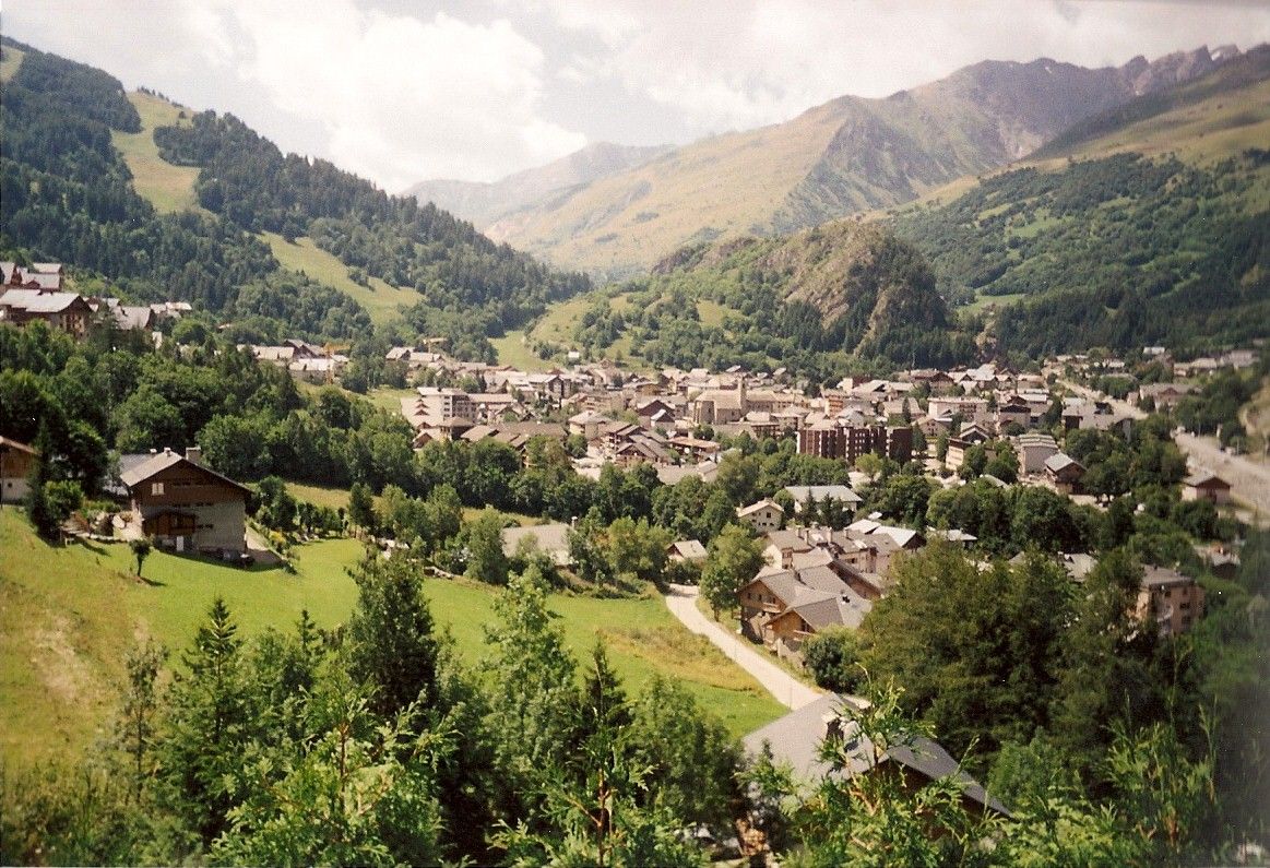 Valloire en été, vue sur la station