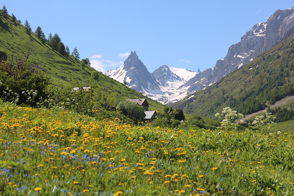 Valloire en été paysage